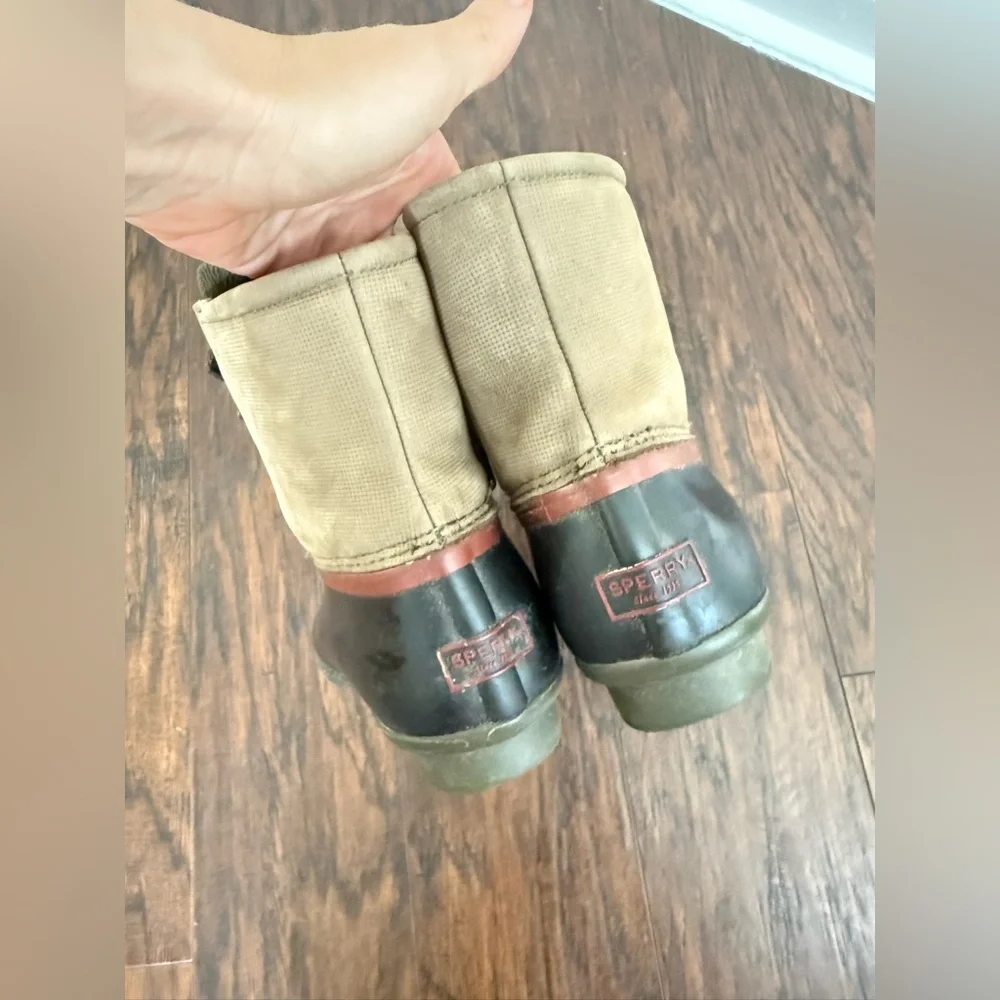 Sperry rain duck Boot Women’s size 10